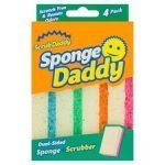 Scrub Daddy Sponge Daddy Dual Sided Sponge 4 Pack