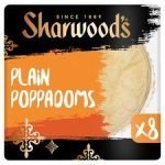 Sharwoods Ready To Eat Poppadoms 8Pk