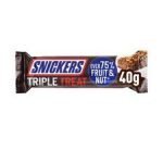 Snickers Triple Treat Fruit Nut & Chocolate Bar 40G