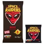 Space Raiders Beef Flavoured Corn Snacks 6X13g - Image 2
