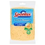 Spontex Thick Moppets 2 Pack