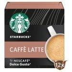Starbucks Caffe Latte Nescafe Dolce Gusto Coffee Pods 12 Pack 121.2G