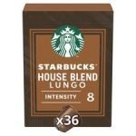 Starbucks House Blend Lungo Medium Roast 36Pk 206G