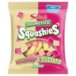Swizzels Drumsticks Squashies Rhubarb Custard Flavoured 160G