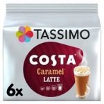 Tassimo Costa Caramel Latte Coffee Pods X6 203.4G