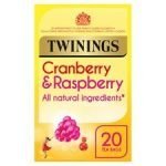 Twinings Cranberry And Raspberry 20S 40G