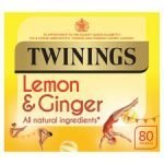 Twinings Lemon And Ginger 80S 120G