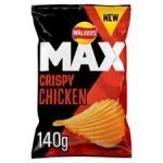 Walkers Max Crispy Chicken Crisps 140G