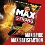 Walkers Max Strong Hot Sauce Blaze Crisps 6X27g - Image 2