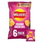 Walkers Prawn Cocktail Crisps 6X25g