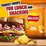 Walkers Roast Chicken Crisps 6X25g - Image 2