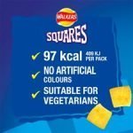 Walkers Squares Salt & Vinegar Snacks 6X22g - Image 3