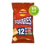 Walkers Squares Variety Snacks 12X22g