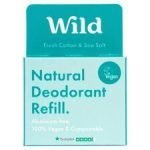 Wild Fresh Cotton & Sea Salt Natural Deodorant Refill 40G
